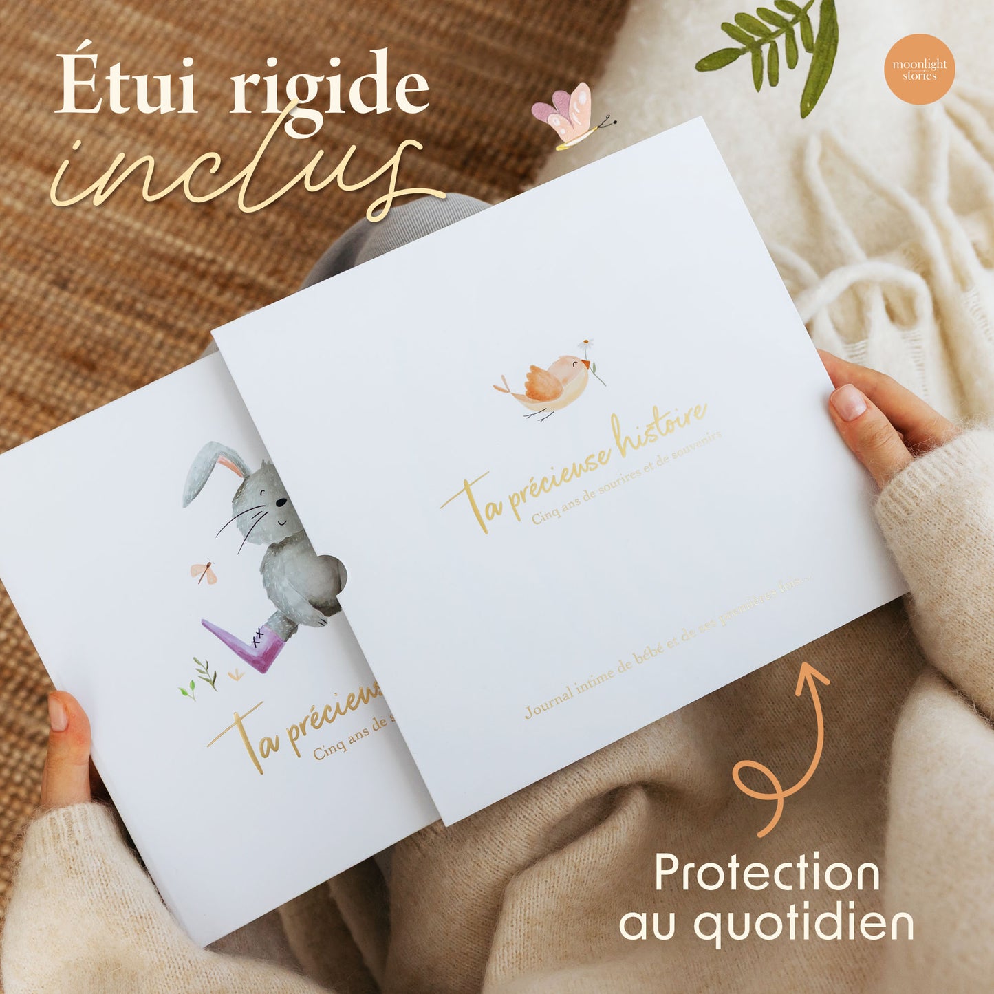 Coffret livre de naissance et cartes étapes